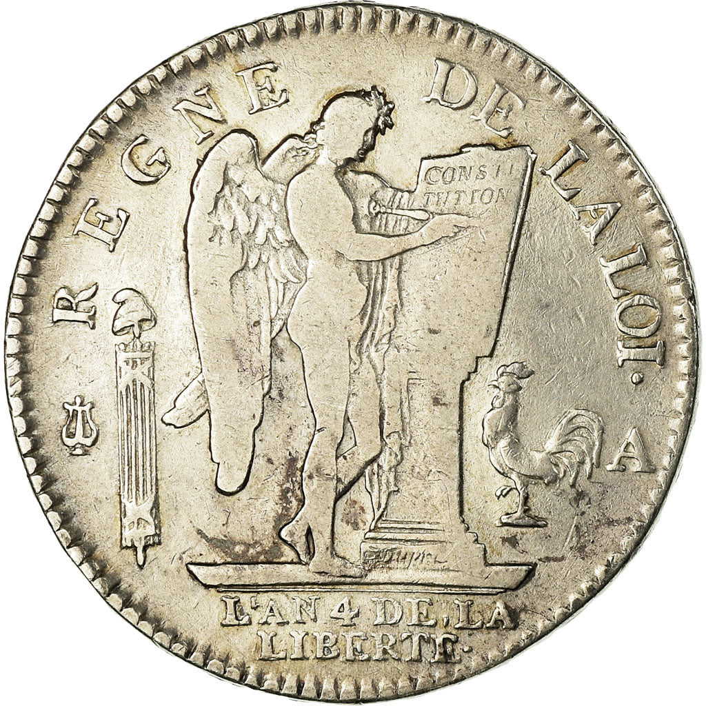 Monnaie, France, Écu de 6 livres françois, 1792, Paris, TB+, Gadoury 55