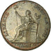 Moneda, Francia, 2 Sols, 1792, Birmingham, EBC, Bronce, KM:Tn25, Brandon:222