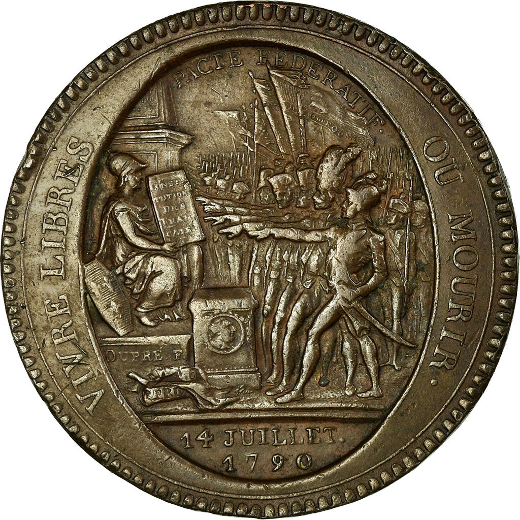 Moneta, Francja, 5 Sols, 1792, Birmingham, EF(40-45), Bronze, KM:Tn31