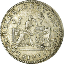 Monnaie, France, 20 Sols, 1792, Paris, TTB, Argent, KM:Tn21, Brandon:243