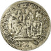 Moneda, Francia, 10 Sols, 1792, Paris, BC+, Plata, KM:Tn41, Brandon:242a