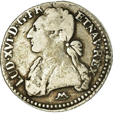 Münze, Frankreich, Louis XVI, 1/10 Écu, 12 Sols, 1789, Montpellier, S+