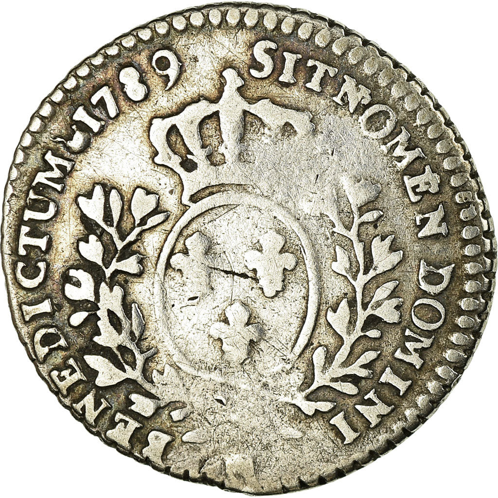 Münze, Frankreich, Louis XVI, 1/10 Écu, 12 Sols, 1789, Montpellier, S+