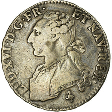 Moneda, Francia, Louis XVI, 1/2 Écu, 44 Sols, 1789, Paris, BC+, Plata