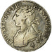 Moneda, Francia, Louis XVI, 1/2 Écu, 44 Sols, 1789, Paris, BC+, Plata
