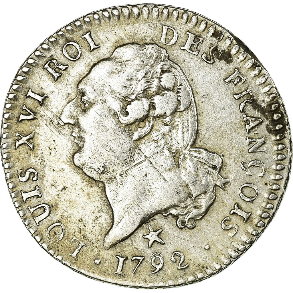 Monnaie, France, 15 sols françois, 15 Sols, 1792, Lille, TTB, Argent, Gadoury 36