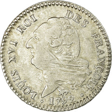 Münze, Frankreich, 15 sols françois, 15 Sols, 1792, Paris, S, Silber