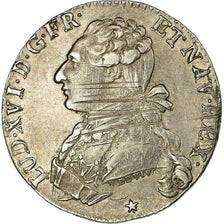 Moneta, Francia, Louis XVI, 1/5 Écu, 24 Sols,1789, Lille, BB+