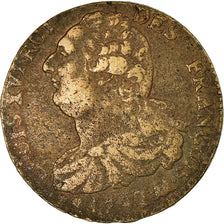 Munten, Frankrijk, 2 sols françois, 1792, Metz, ZG+, Bronze, KM:603.2
