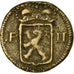Coin, Luxembourg, Frans II, Sol, 1795, EF(40-45), Copper, KM:19, Brandon:298