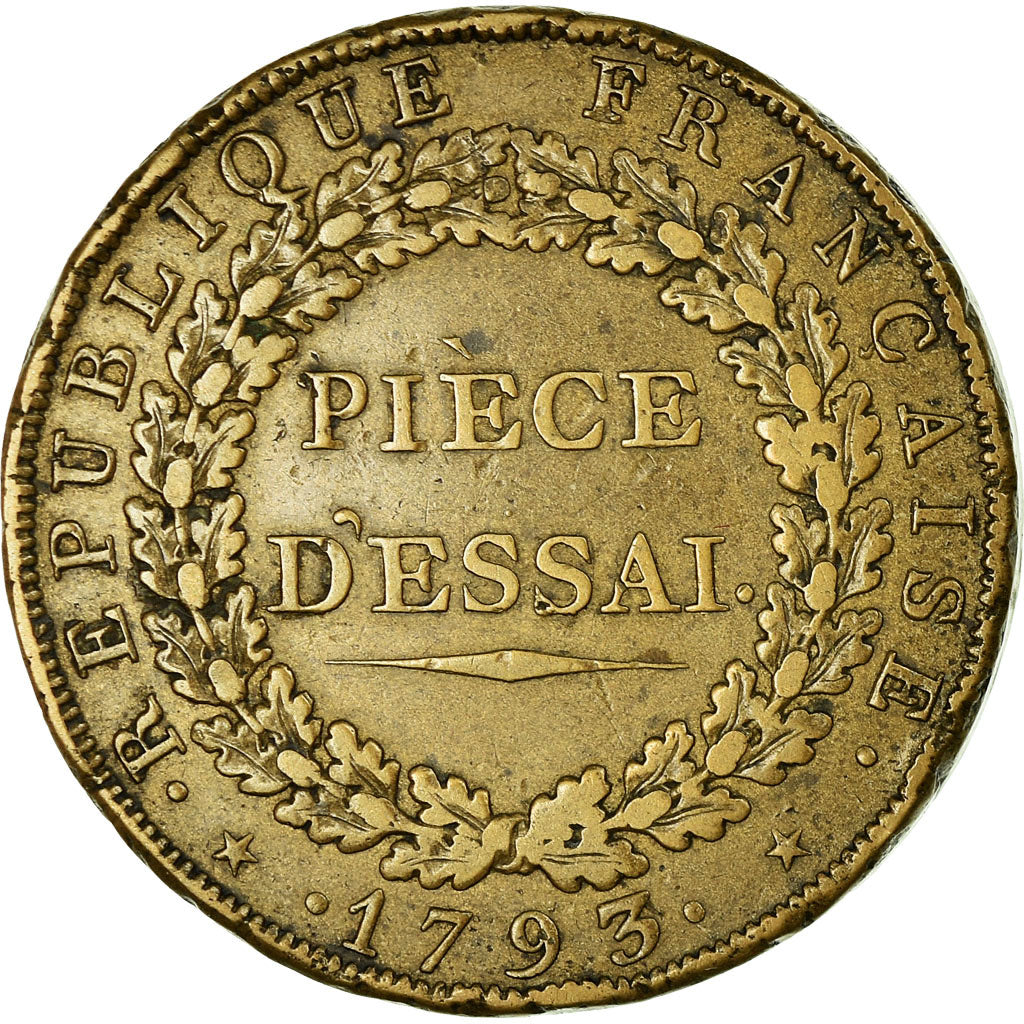 Münze, Frankreich, 2 Sols, 1793, SS, Kupfer, Gadoury:33