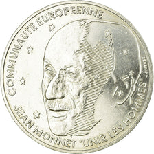 Coin, France, Jean Monnet, 100 Francs, 1992, AU(55-58), Silver, KM:1120