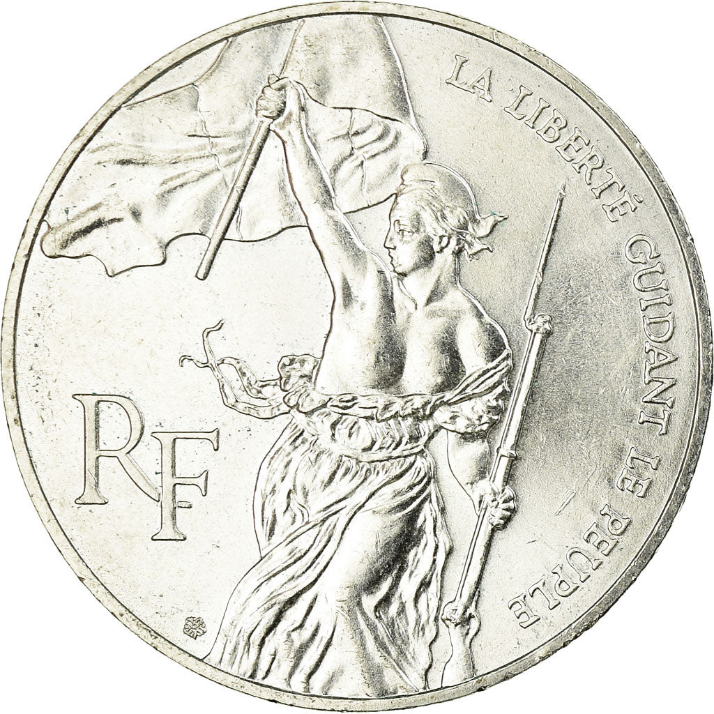 Coin, France, Liberté guidant le peuple, 100 Francs, 1993, AU(50-53), Silver