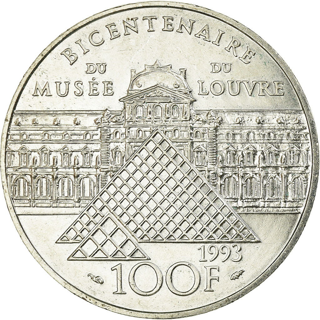 Coin, France, Liberté guidant le peuple, 100 Francs, 1993, AU(50-53), Silver