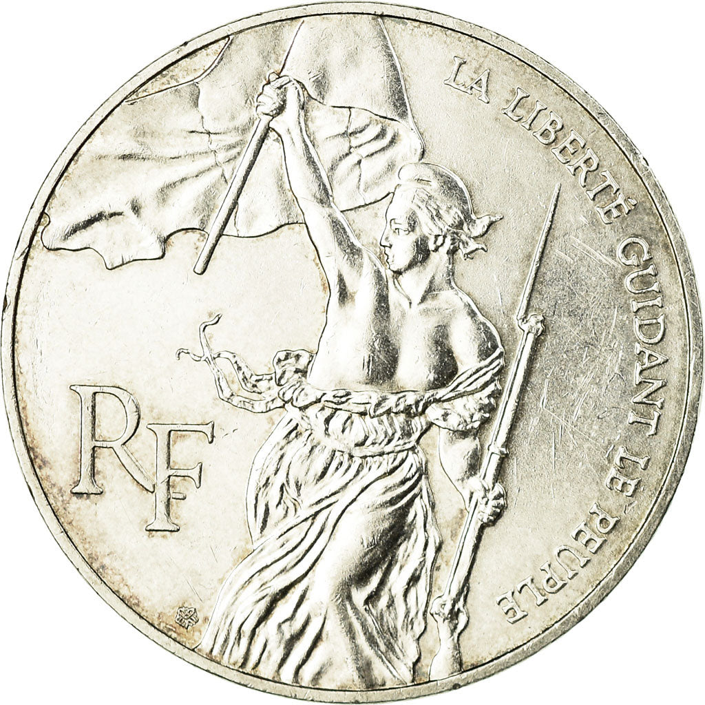 Coin, France, Liberté guidant le peuple, 100 Francs, 1993, AU(50-53), Silver