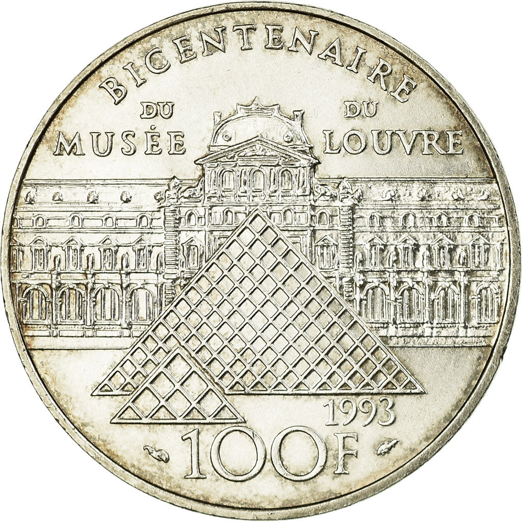 Coin, France, Liberté guidant le peuple, 100 Francs, 1993, AU(50-53), Silver