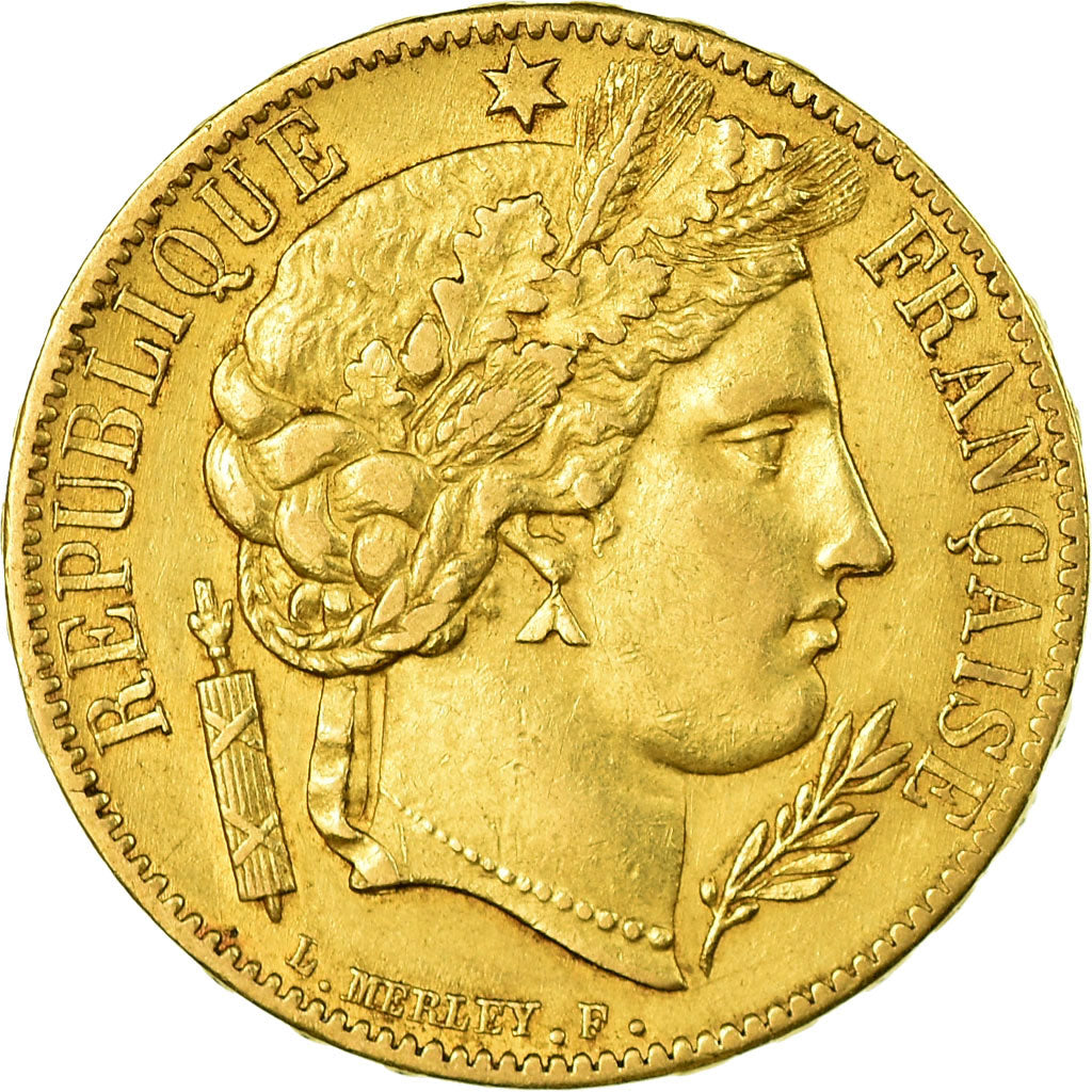 Moneda, Francia, Cérès, 20 Francs, 1849, Paris, MBC+, Oro, KM:762