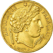 Moneda, Francia, Cérès, 20 Francs, 1849, Paris, MBC+, Oro, KM:762
