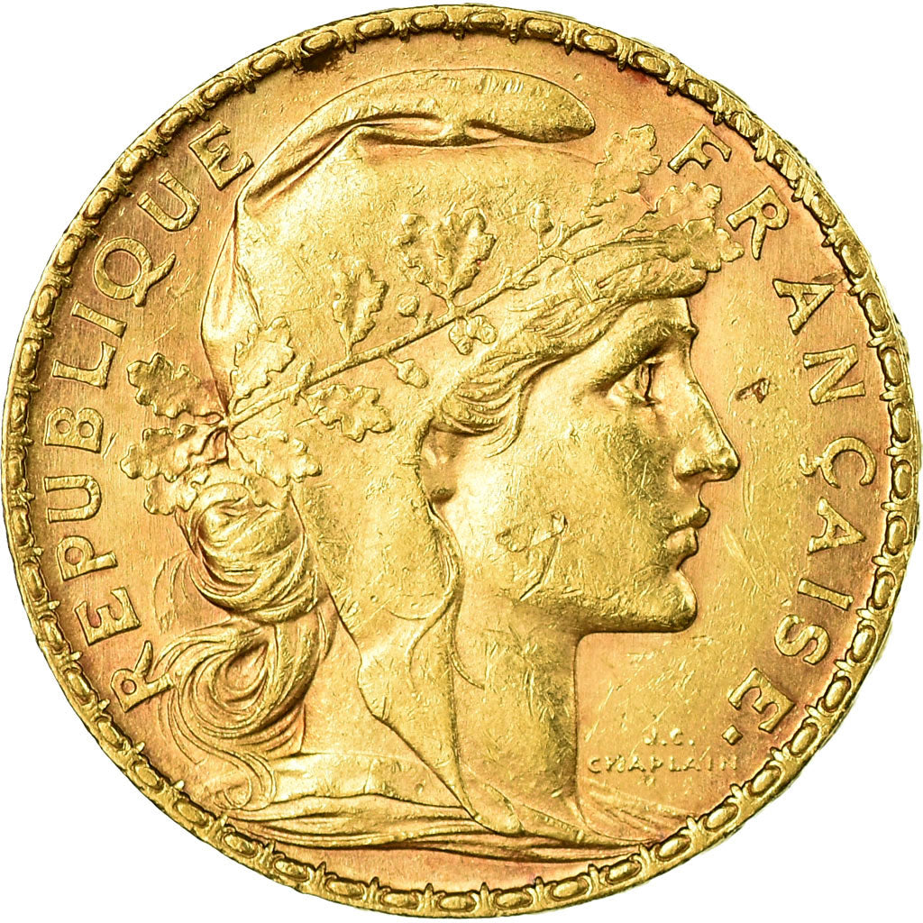 Monnaie, France, Marianne, 20 Francs, 1904, Paris, TTB+, Or, Gadoury:1064