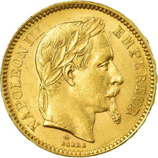 Moneda, Francia, Napoleon III, 20 Francs, 1862, Paris, MBC+, Oro
