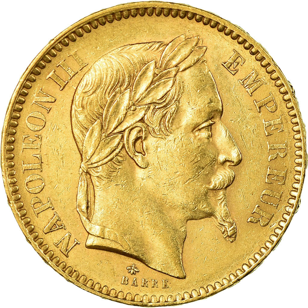 Monnaie, France, Napoleon III, 20 Francs, 1863, Paris, TTB+, Or, Gadoury 1062