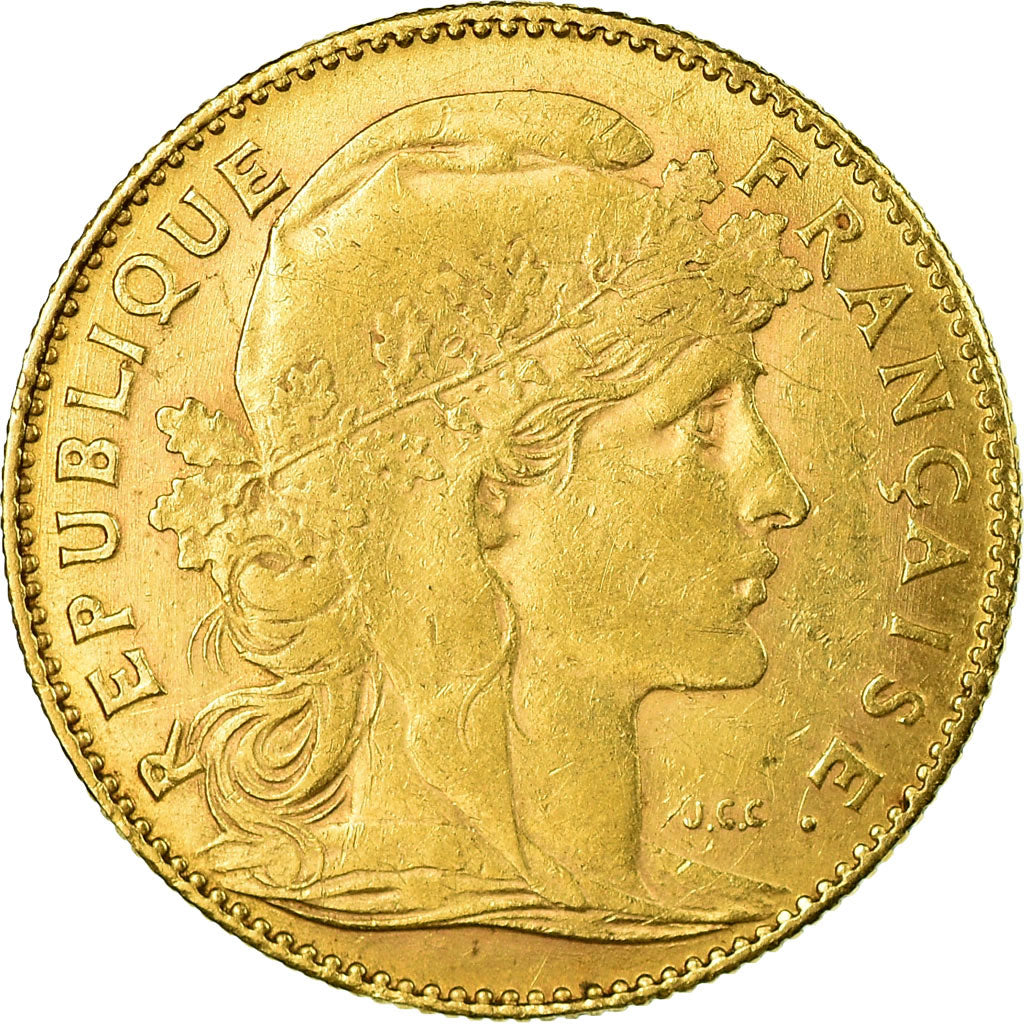 Coin, France, Marianne, 10 Francs, 1911, Paris, EF(40-45), Gold, KM:846