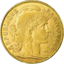 Coin, France, Marianne, 10 Francs, 1911, Paris, EF(40-45), Gold, KM:846