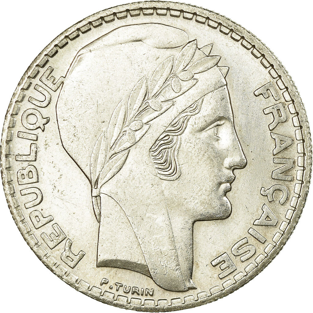 Münze, Frankreich, Turin, 20 Francs, 1937, Paris, VZ+, Silber, KM:879