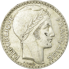 Coin, France, Turin, 20 Francs, 1938, Paris, EF(40-45), Silver, KM:879