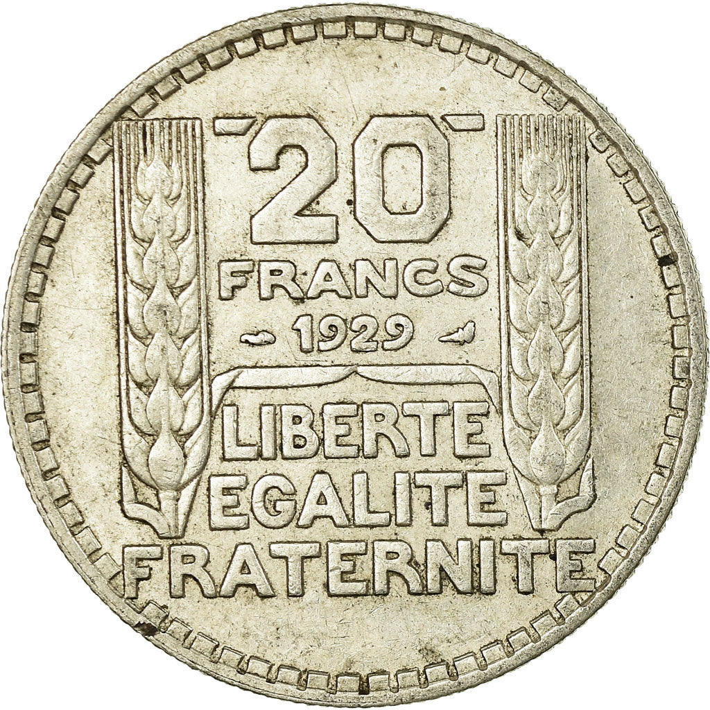 Coin, France, Turin, 20 Francs, 1929, Paris, EF(40-45), Silver, KM:879