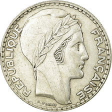 Coin, France, Turin, 20 Francs, 1934, Paris, EF(40-45), Silver, KM:879
