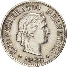 SWITZERLAND, 5 Rappen, 1926, Bern, KM #26, EF(40-45), Copper-Nickel, 17.15, 1.99