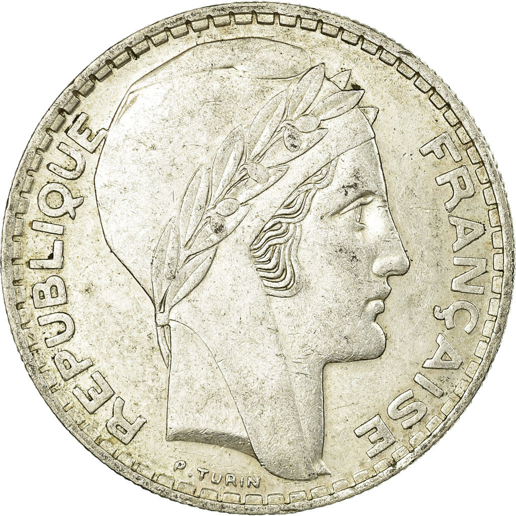 Coin, France, Turin, 20 Francs, 1934, Paris, EF(40-45), Silver, KM:879
