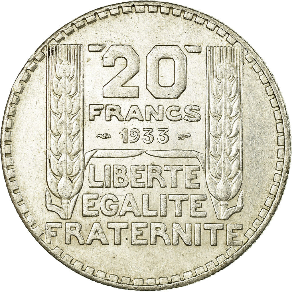 Coin, France, Turin, 20 Francs, 1933, Paris, AU(50-53), Silver, KM:879