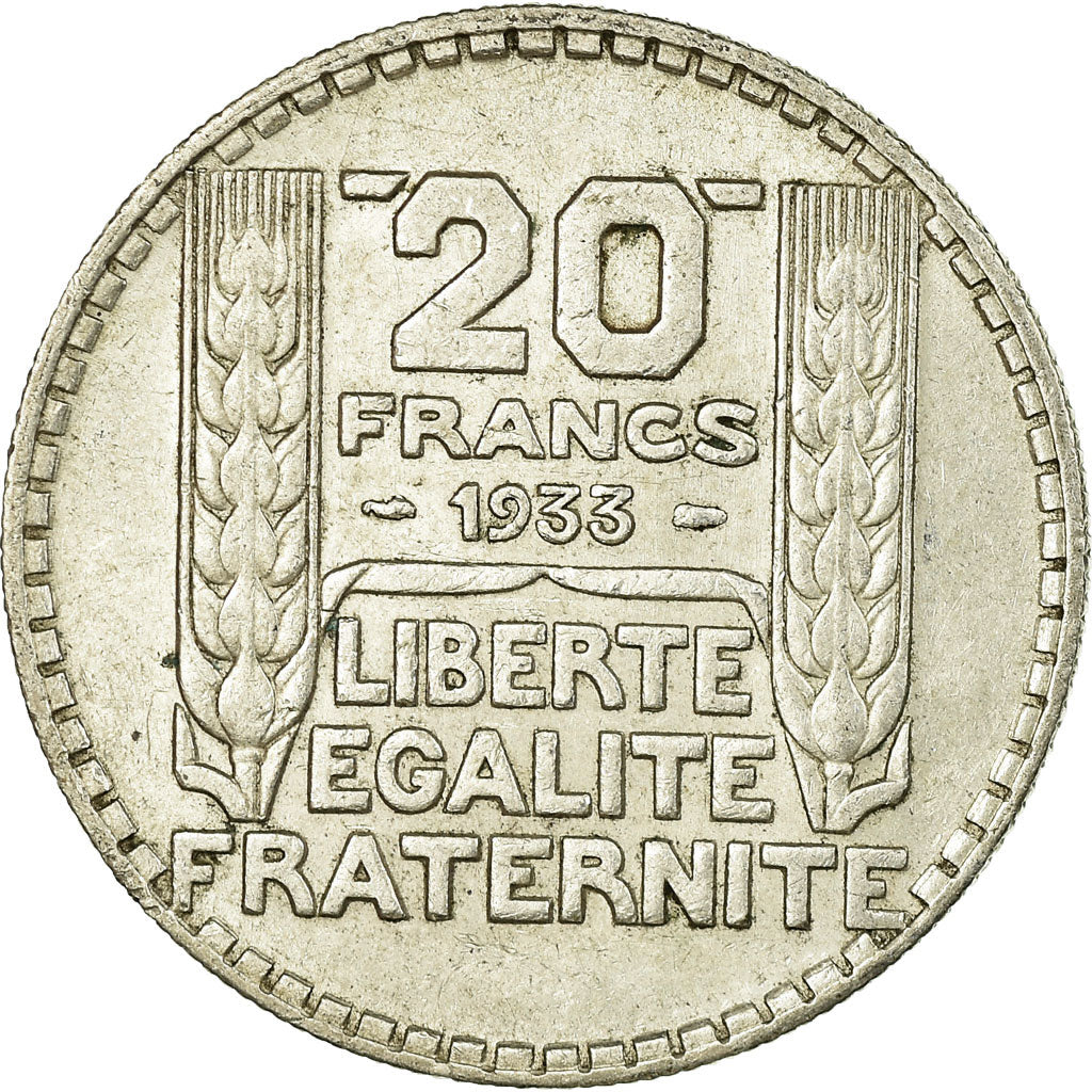 Monnaie, France, Turin, 20 Francs, 1933, Paris, TTB, Argent, Gadoury:852, KM:879