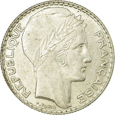 Moneda, Francia, Turin, 10 Francs, 1939, Paris, MBC+, Plata, KM:878, Gadoury:801