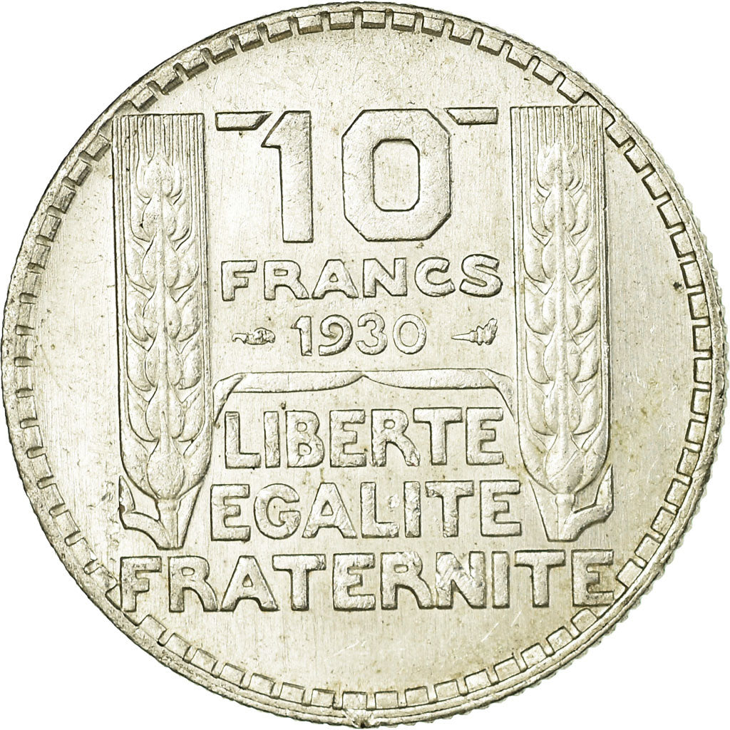 Moneta, Francia, Turin, 10 Francs, 1930, Paris, BB+, Argento, KM:878