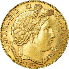 Moneda, Francia, Cérès, 10 Francs, 1895, Paris, MBC+, Oro, KM:830
