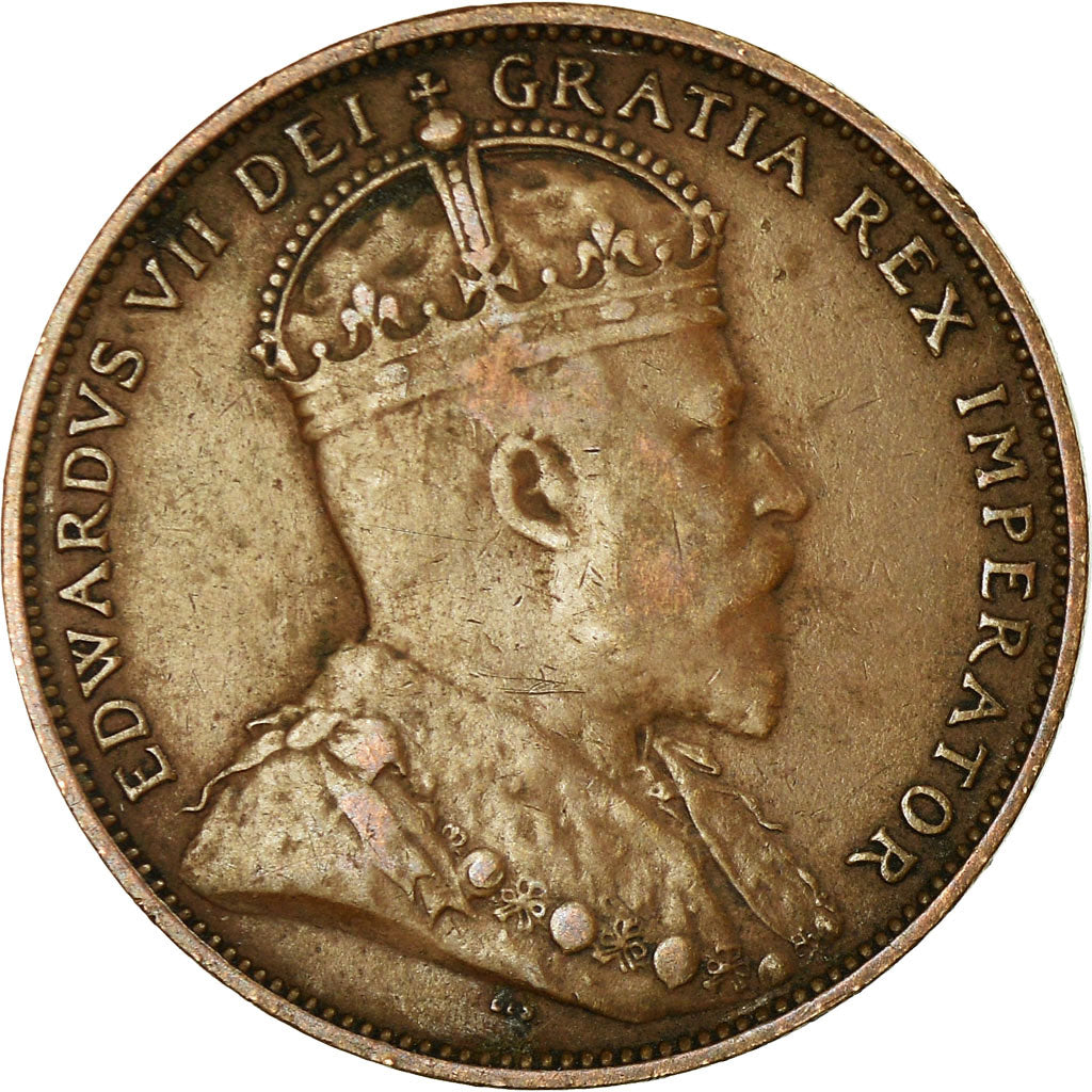 Munten, NEWFOUNDLAND, Large Cent, 1907, ZF, Bronze, KM:9
