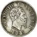Coin, Italy, Vittorio Emanuele II, 50 Centesimi, 1865, Naples, EF(40-45),KM 14.2