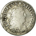 Moneda, Francia, Lous XIV, 4 Sols, 1676, Vimy, BC+, Plata, Gadoury:103