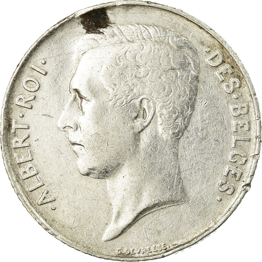 Coin, Belgium, Albert Ier, Franc, 1912, EF(40-45), Silver, KM:72
