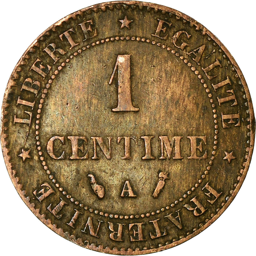 Coin, France, Cérès, Centime, 1887, Paris, EF(40-45), Bronze, KM:826.1