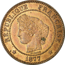Moneta, Francia, Cérès, 2 Centimes, 1877, Paris, BB, Bronzo, KM:827.1