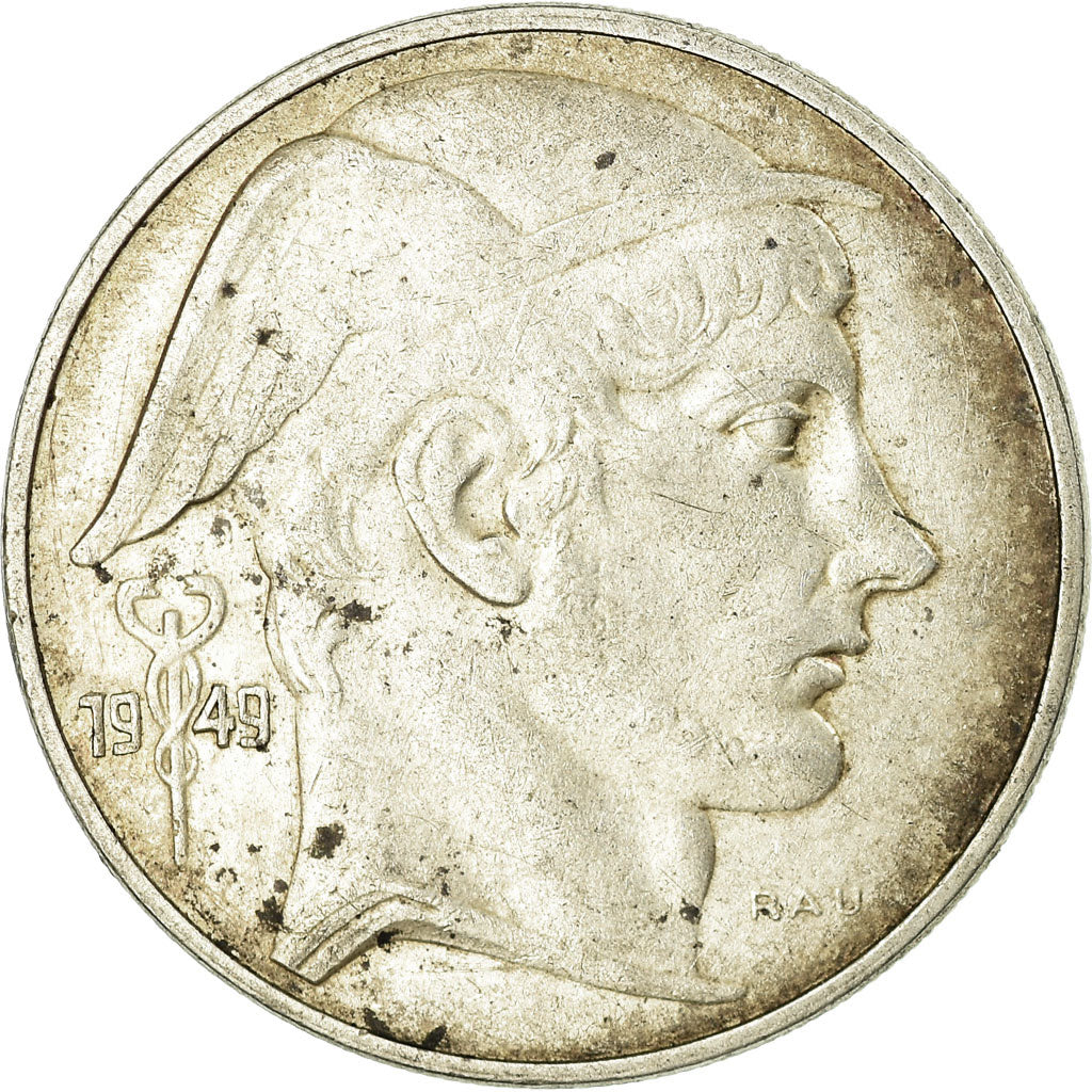 Coin, Belgium, 20 Francs, 20 Frank, 1949, VF(30-35), Silver, KM:140.1