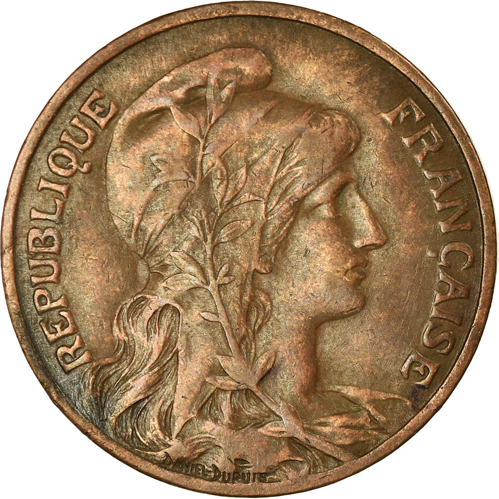 Coin, France, Dupuis, 10 Centimes, 1914, Paris, EF(40-45), Bronze, KM:843