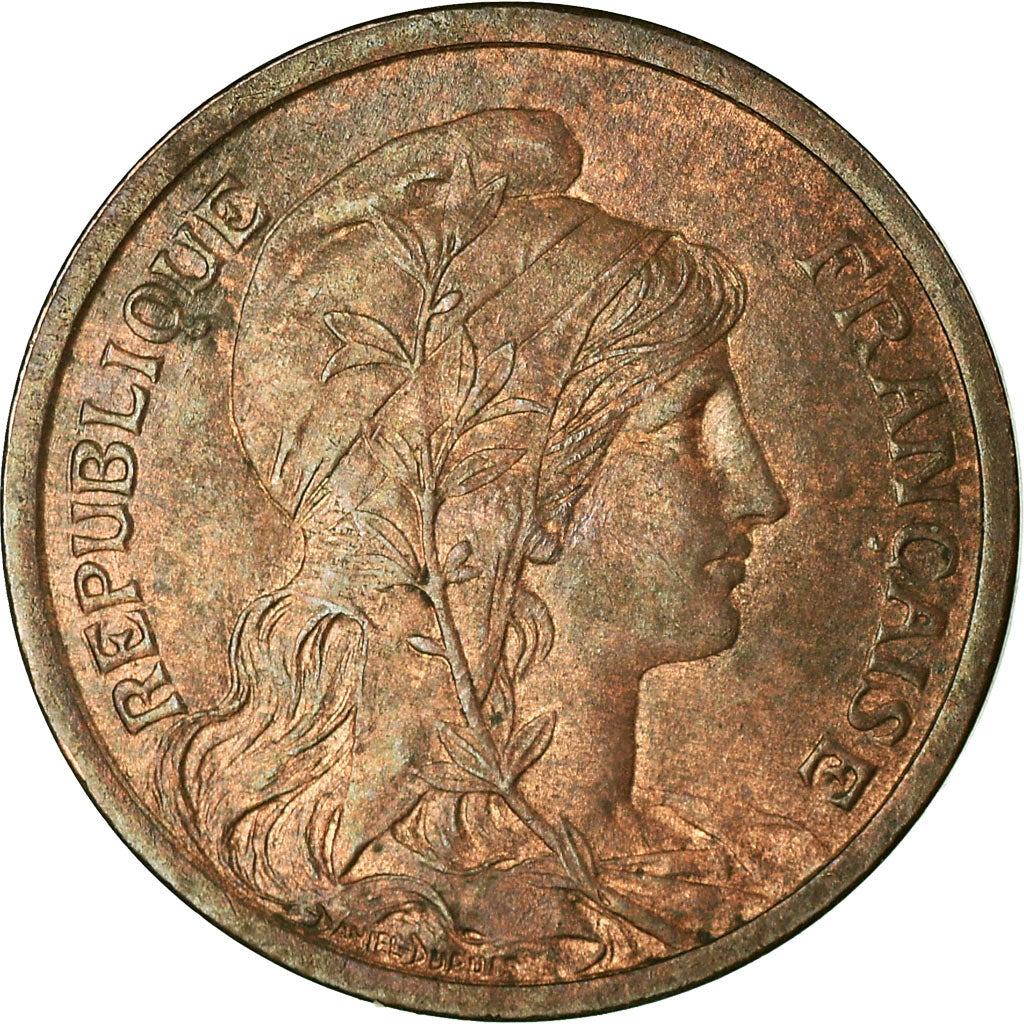 Monnaie, France, Dupuis, 2 Centimes, 1902, Paris, TTB+, Bronze, Gadoury:107