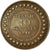 Monnaie, Tunisie, Muhammad al-Nasir Bey, 10 Centimes, 1916, Paris, TTB, Bronze