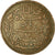 Monnaie, Tunisie, Muhammad al-Nasir Bey, 10 Centimes, 1911, Paris, TTB, Bronze