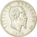 Münze, Italien, Vittorio Emanuele II, 5 Lire, 1874, Milan, S+, Silber, KM:8.3